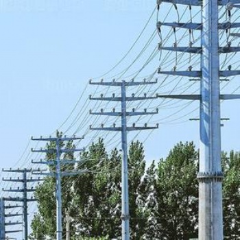 19米輸電鋼桿 終端鋼桿 金屬鋼桿 鋼樁基礎