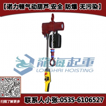 NOLD-025P諾力頓氣動葫蘆 提升高度3米 鏈條長度可定制