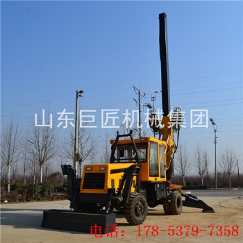 大型旋挖鉆機全自動工程建筑輪式旋挖樁機效率高操作簡便