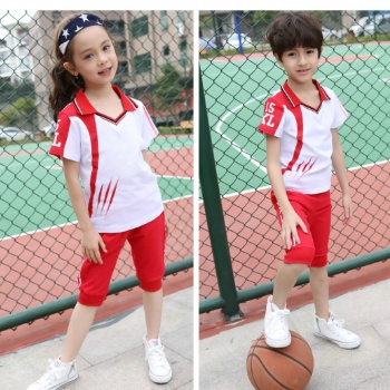 夏裝運(yùn)動(dòng)校服學(xué)院校服學(xué)生班服幼兒園園服工作服