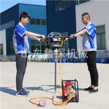 野外小型地質勘探鉆機魯探BXZ-2雙人背包巖芯鉆機 主要是輕便
