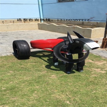 廢舊輪胎工藝品創(chuàng)新改造幼兒園卡通動漫廢舊輪胎工藝品景區(qū)公園擺件雕塑