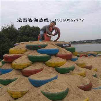 廢舊輪胎工藝品公司幼兒園彩繪卡通動漫定制廢舊輪胎工藝品公司擺件雕塑