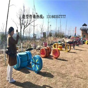幼兒園輪胎卡通擺件造型定制桌椅改造幼兒園輪胎彩繪景觀藝術(shù)雕塑輪胎工藝品廠家制作