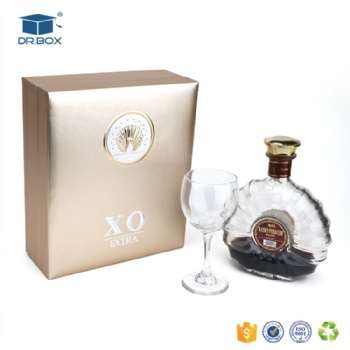 定制高檔紙質酒盒禮品盒葡萄酒雙支單支裝高端側翻包裝盒紅酒禮盒