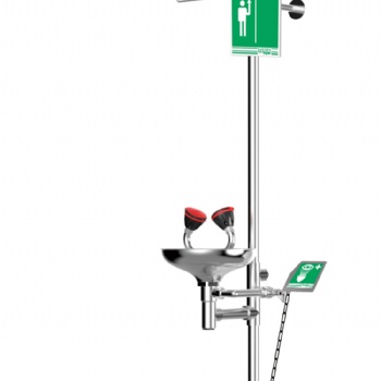 山東KC4 緊急淋浴雙口洗眼器濟(jì)南科恩TOF洗眼器