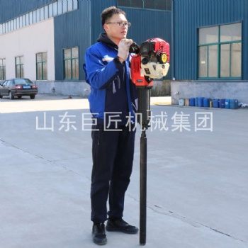 巨匠供貨15米輕便取土鉆機QTZ-2土壤勘察鉆機高頻振動取土快