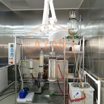 廣東刮膜式分子蒸餾AYAN-F100蒸發濃縮設備