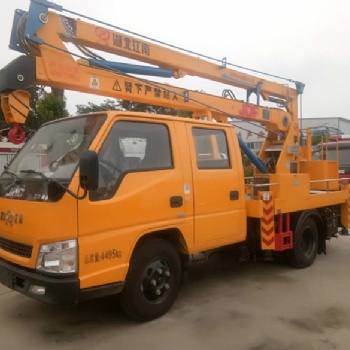 江鈴藍牌13米路燈維修液壓升降車