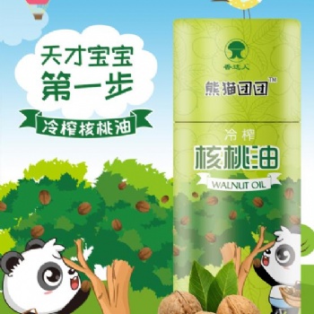 **嬰幼兒核桃油低溫冷榨香達人誠招加盟代理