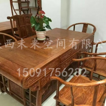 西安紅木茶桌，榆木茶桌，仿古茶桌，