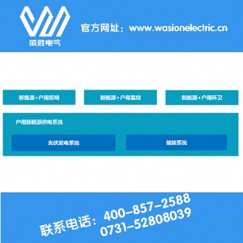 新能源戶用系統哪家強？中國湖南找威勝電氣！