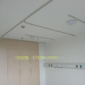 四川醫(yī)用隔簾軌道價格 I型L型U型鋁合金病床隔簾軌 隔簾天軌定制