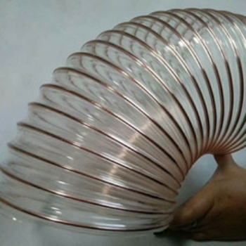 德潤聚氨酯工業(yè)PU鋼絲軟管生產(chǎn)直徑：25mm至406mm 規(guī)格齊全厚度：0.43MM、0.