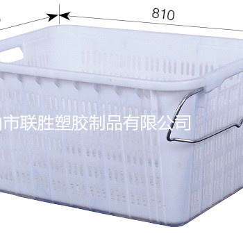 加厚塑料筐長(zhǎng)方形帶輪特大號(hào)周轉(zhuǎn)筐收納筐工廠塑料框膠框服裝筐子