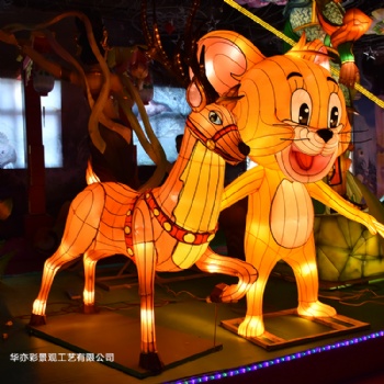 華亦彩定制十二生肖造型春節(jié)燈會動物大型燈光節(jié)中秋花燈公司免費設(shè)計