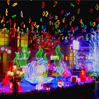 燈光節(jié)燈光秀大型戶外LED夢幻音樂造型光雕設(shè)計制作亮化公園綠地華亦彩廠家定制