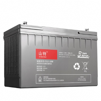 杭州SANTAK山特蓄電池C12-100/12V100AH免維護鉛酸蓄電池UPS電源用電池