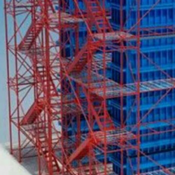 湖南鑫洪廠家直供香蕉式安全爬梯 基坑通道安全爬梯 量大從優(yōu)