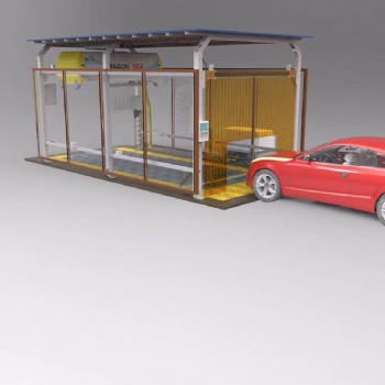 杭州科萬德全自動洗車機(jī)電腦智能洗護(hù)一體機(jī)可無人值守洗車效率高