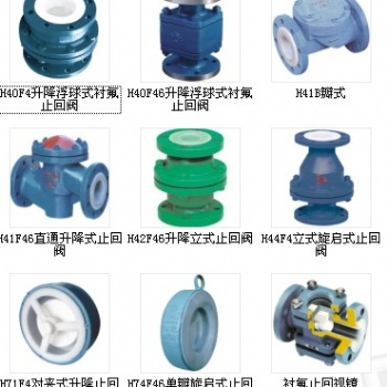溫州誠泰襯氟止回閥系列