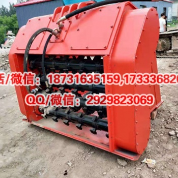 廠家環(huán)保工程挖機(jī)破碎篩分斗土壤破碎鏟斗篩
