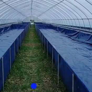 定做耐磨耐拉帆布水池 無氣味帆布魚池 郊外防漏水儲水池 代替魚塘帆布魚池