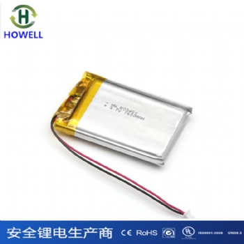 3.7V美容按摩儀鋰電池803450-1600mAh數碼相機電池 智能家居電池