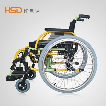 好思達致臻輪椅H110黃綠色