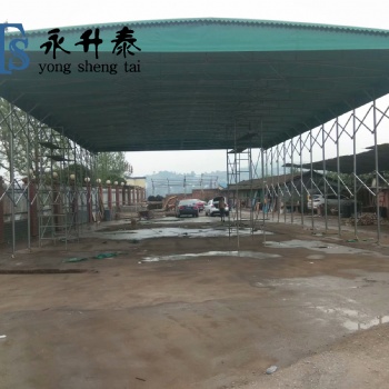 成都大排檔雨棚大型推拉雨蓬移動帳篷擋雨棚