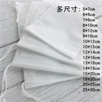 QS認(rèn)證泡茶袋無紡布抽線一次性空包袋煎藥袋鹵料泡煮燉包