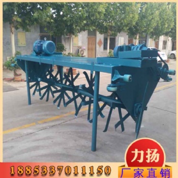 河南鄭州農村糞便翻堆機一天工作量及發酵床易損件