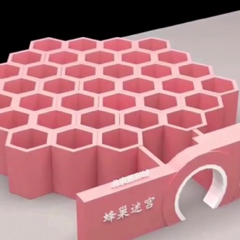 大型創意鐵藝道具人氣蜂巢迷宮出租出售