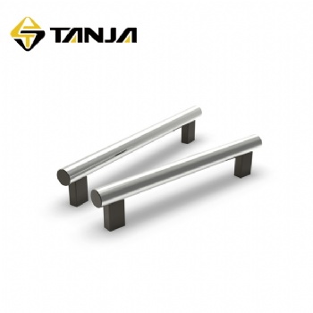 TANJA L18 光亮飾面管式手柄機(jī)械把手 不銹鋼廚具把手 電控柜拉手