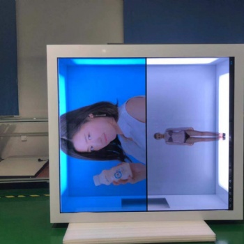 55寸1*2透明拼接展示柜、 透明液晶箱體 、LCD透明液晶屏 、東莞惠華電子透明液晶屏生產(chǎn)廠家
