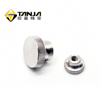煙臺(tái) TANJA T91不銹鋼304旋鈕 滾花旋鈕 鍍鉻鋼螺母旋鈕 緊固把手