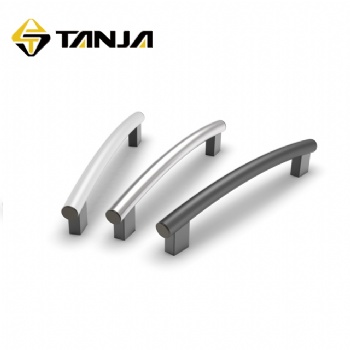 TANJA L21 弧形亞光飾面 管式手柄機床把手 時尚機械設備把手