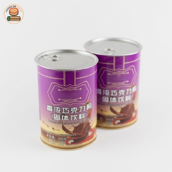 廠家圓形紙筒/紙管粉劑類(lèi)包裝易拉蓋紙罐制定