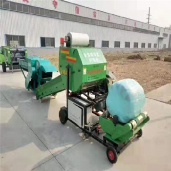 青貯玉米秸稈打捆機 秸稈青貯飼料打捆機報價 定制生產