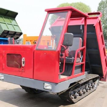養(yǎng)殖工程用3.5噸橡膠履帶式運(yùn)輸自卸車 農(nóng)活農(nóng)用短途 使用方便