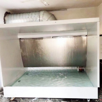 龍騰機械噴漆房環(huán)保設備價格上海無泵水幕噴漆房廠家