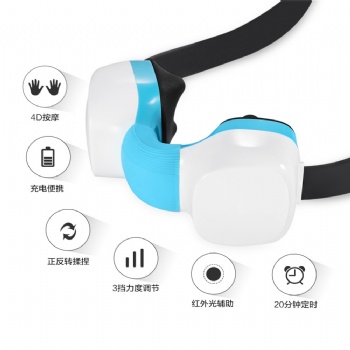 廠家頸椎按摩器電動(dòng)加熱頸部按摩器充電脖子按摩器頸椎按摩儀