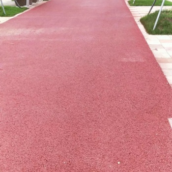 道路多彩換色聚合物薄層刮平材料施工