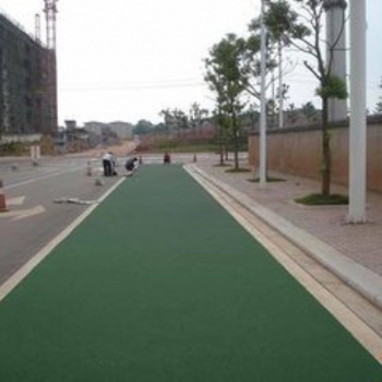 彩色路面表層涂料噴涂劑現澆金剛盲道材料