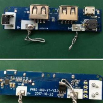 ETA6980是一款3V以上全程5V2.4A可調電量燈，OVP輸入耐壓20V帶NTC移動電源方案IC