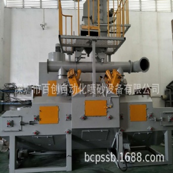 深圳自動(dòng)拋丸機(jī) 百創(chuàng)通過(guò)式拋丸機(jī) 槽鋼表面處理噴砂機(jī)大型噴砂機(jī)
