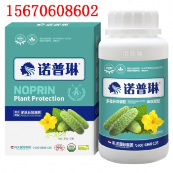 諾普琳黃瓜葉面肥膨果拉長瓜條順直預(yù)防畸形果