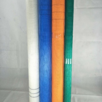 【安平達德出口網格布】160克玻璃纖維綠色藍色黃色網格布 加色4*4網格布