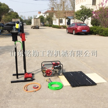 立式背包巖心鉆機 油田勘查淺層取樣鉆機 科勒動力雙人鉆孔機