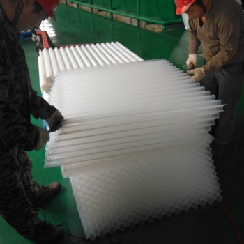 聚丙烯蜂窩斜管填料直徑Ф25 片厚0.35--0.6 斜管廠家價(jià)格